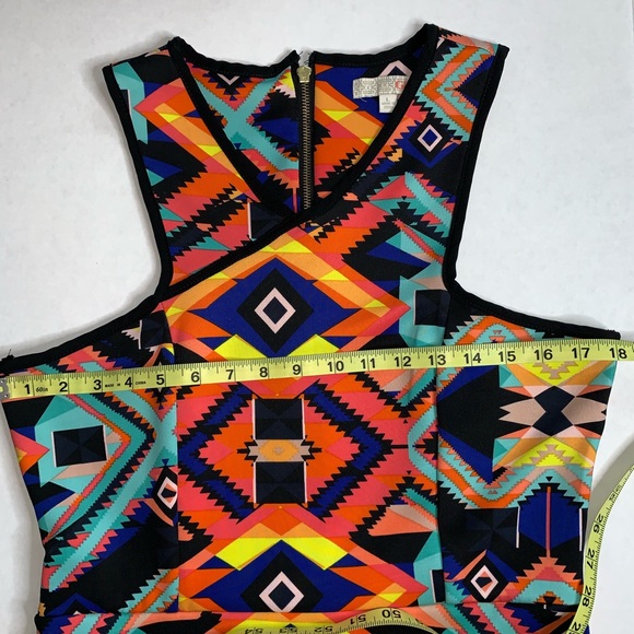GB Junior’s Aztec Scuba Dress - Picture 6 of 8